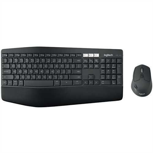 Logitech Desktop MK850 Performance, QWERTZ, kabellos, 2,4 GHz Technologie, USB, schwarz