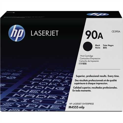 HP Toner, 90A, CE390A, original, schwarz, 10.000 Seiten