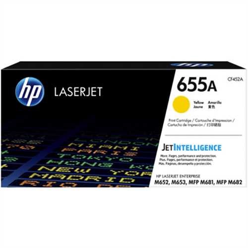 HP Toner 655A, original, ohne Chip, gelb, 10.500 Seiten