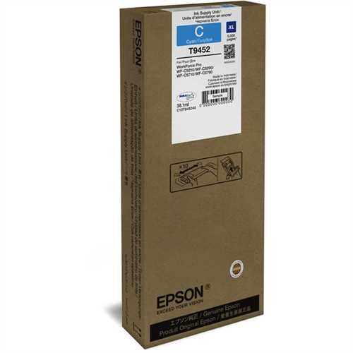 EPSON Tintenpatrone, T9452, original, cyan, 38,1 ml, 5.000 Seiten