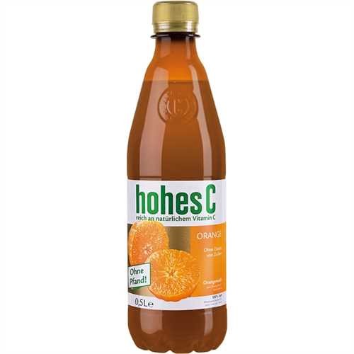 hohes C Fruchtsaft, Orange, PET-Flasche, 12 x 0,5 l (12 Flaschen)