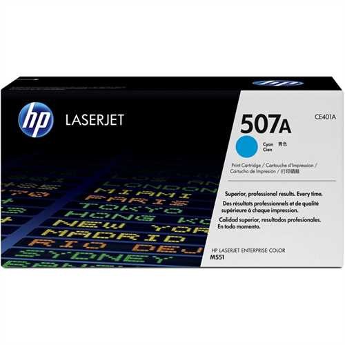 HP Toner, 507A, CE401A, original, cyan, 6.000 Seiten