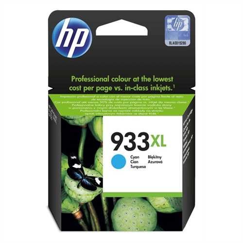 HP Tintenpatrone, 933XL, CN054AE, original, cyan, 825 Seiten