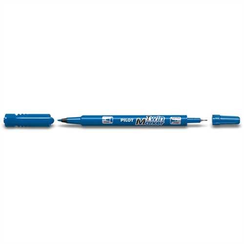 PILOT Permanentmarker BEGREEN Twin Marker SCA-TM-BG, Einweg, 0,3 / 0,5 mm, Schaftfarbe: in Schreibfa