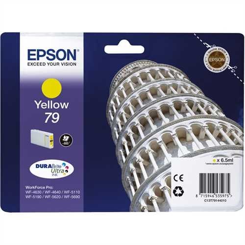 EPSON Tintenpatrone, 79, C13T79144010, original, gelb, 6,5 ml, 800 Seiten