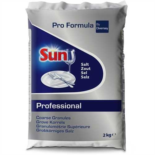 SUN Professional Spülmaschinenregeneriersalz Pro Formula, grobkörnig, Kunststoffbeutel (2 kg)