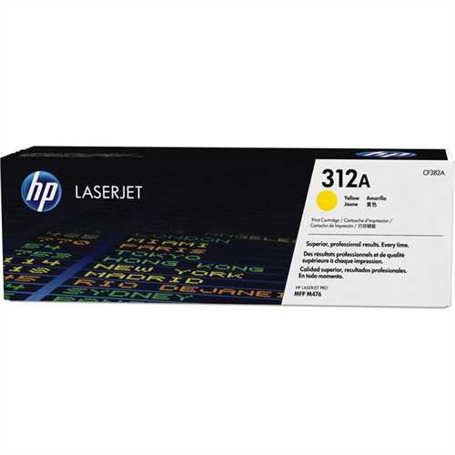 HP Toner, 312A, CF382A, original, gelb, 2.700 Seiten