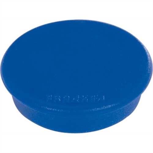 FRANKEN HM20 03 - Runde Haftmagnete, Ø 24 mm, Tragfähigkeit: 300 g, blau, 10 Stück