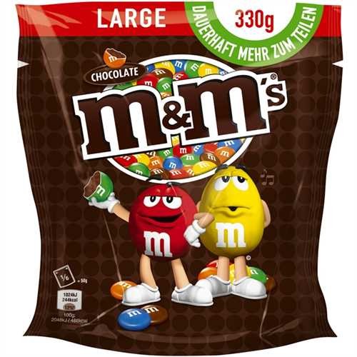 m&m's Schokoladenbonbon, CHOCO, Beutel (330 g)