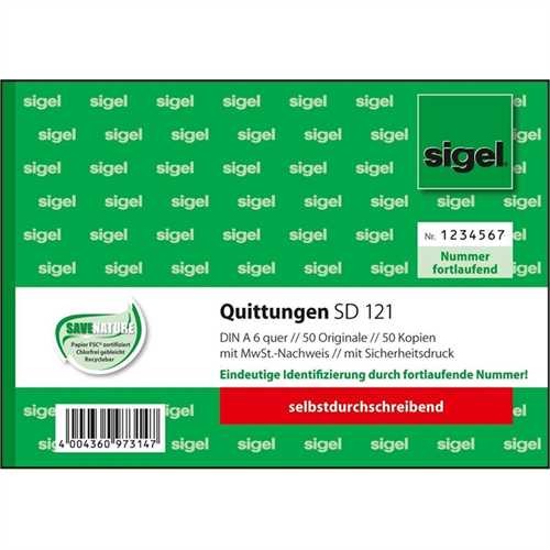 Quittung A6 SD 2x50 Blatt