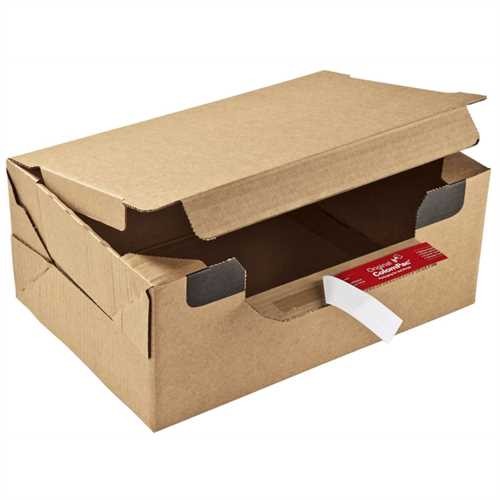 ColomPac Versandkarton Return Box, XL, Wellpappe, 1wellig, B, 400 x 300 x 20 mm, innen: 384 x 290 x