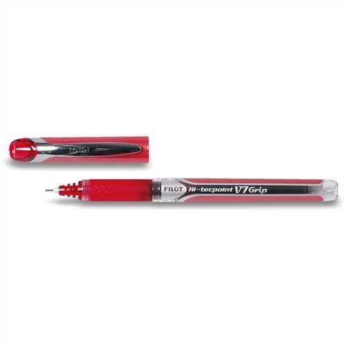 PILOT Tintenkugelschreiber, Hi-tecpoint V7 Grip BXGPN-V7, 0,5 mm, Schreibfarbe: rot