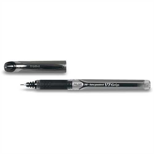 PILOT Tintenkugelschreiber, Hi-tecpoint V7 Grip BXGPN-V7, 0,5 mm, Schreibfarbe: schwarz