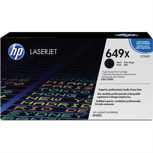 HP Toner 649X, CE260X, original, schwarz, 17.000 Seiten