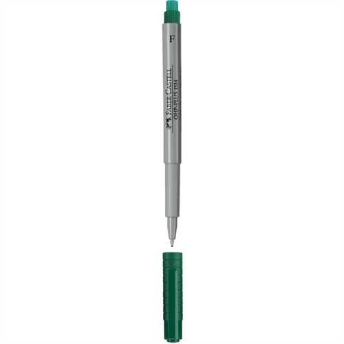 FABER-CASTELL OH-Stift MULTIMARK, F, non-permanent, 0,6 mm, Schreibfarbe: grün