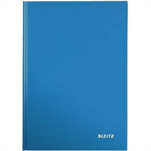 LEITZ Notizbuch WOW, kariert, A5, 90 g/m², Einbandfarbe: blaumetallic, 80 Blatt