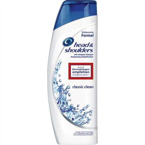 head & shoulders Shampoo classic clean, Anti-Schuppen, 300ml, Kunststoffflasche (300 ml)