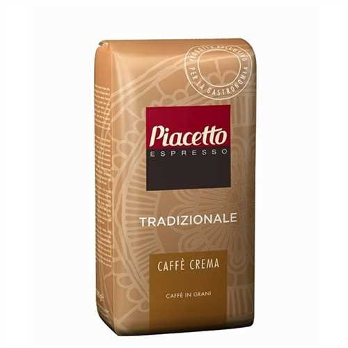 Piacetto Kaffee TRADIZIONALE CAFFÈ CREMA, koffeinhaltig, ganze Bohne, Folienbeutel (1.000 g)