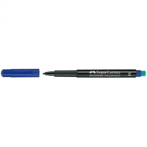 FABER-CASTELL OH-Stift MULTIMARK, M, permanent, 1 mm, Schreibfarbe: blau