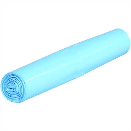 Müllsack standard, LDPE, 0,03 mm, 70 l, 575 x 1.000 mm, blau (25 Stück)