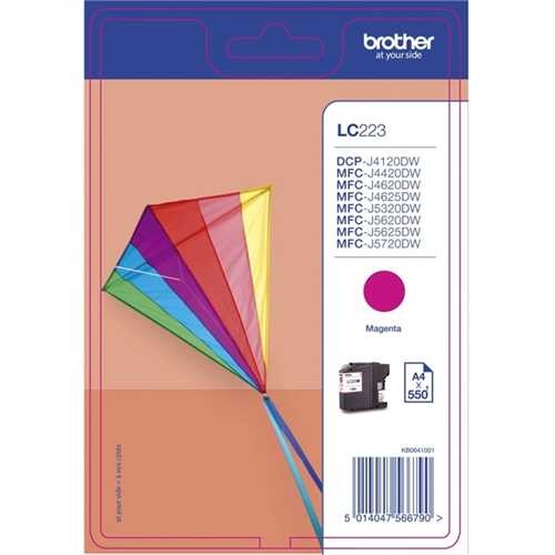 brother Tintenpatrone, LC-223M, original, magenta, 550 Seiten