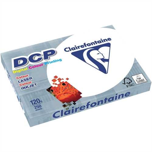 Clairefontaine Multifunktionspapier DCP, A4, 120 g/m², weiß (250 Blatt)