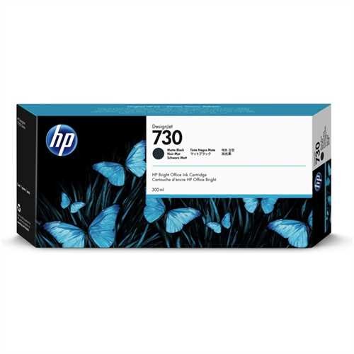 HP Tintenpatrone 730, original, mattschwarz, 300 ml