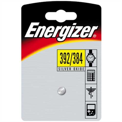 Energizer Knopfzelle, Silberoxid, SR41, 392/384, 1,5 V, 44 mAh