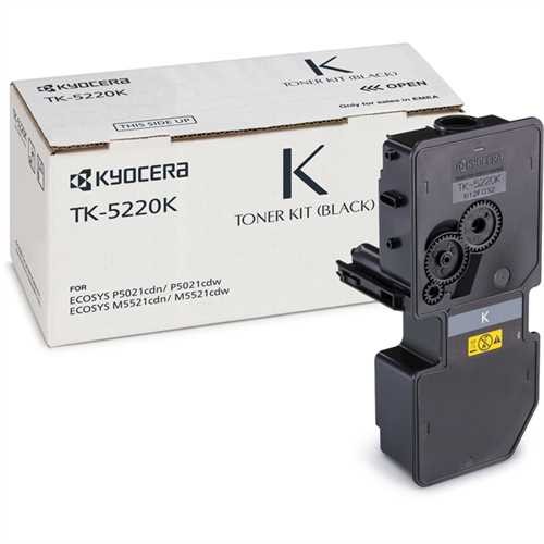 KYOCERA Toner, TK-5220K, original, schwarz, 1.200 Seiten