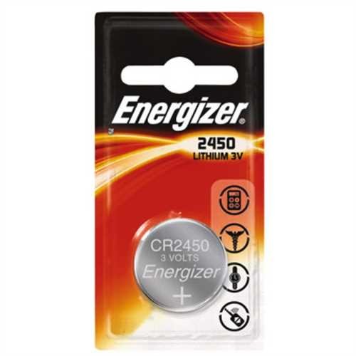 Energizer Knopfzelle, Lithium, Knopfzelle, CR2450, 3 V, 620 mAh (2 Stück)