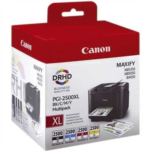 Canon Tintenpatrone, PGI-2500XL Y, 9254B004, original, cyan/magenta/gelb/schwarz (4 Stück)