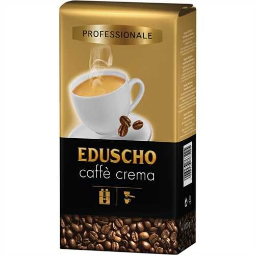 EDUSCHO Kaffee, Professional Caffè Crema, koffeinhaltig, ganze Bohne, Vakuumpack (1.000 g)