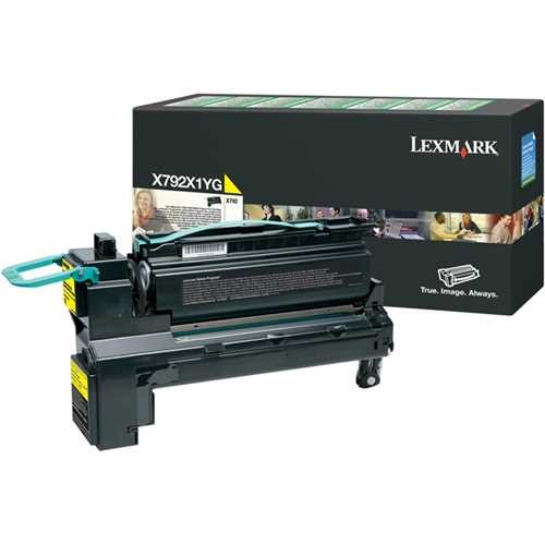 LEXMARK™ Toner Rückgabekassette, X792X1YG, original, gelb, 20.000 Seiten