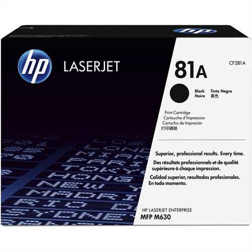 HP Toner, 81X, CF281X, original, schwarz