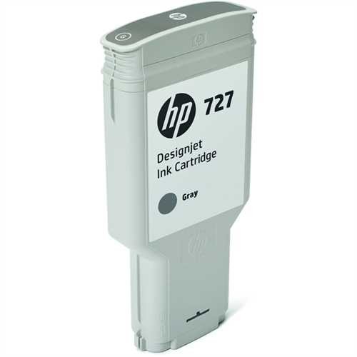 HP Tintenpatrone, 727, F9J80A, original, grau, 300 ml