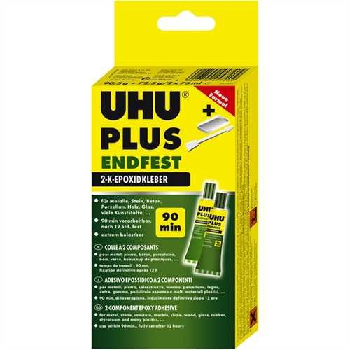 UHU Zweikomponentenkleber plus endfest, Tube (163 g)