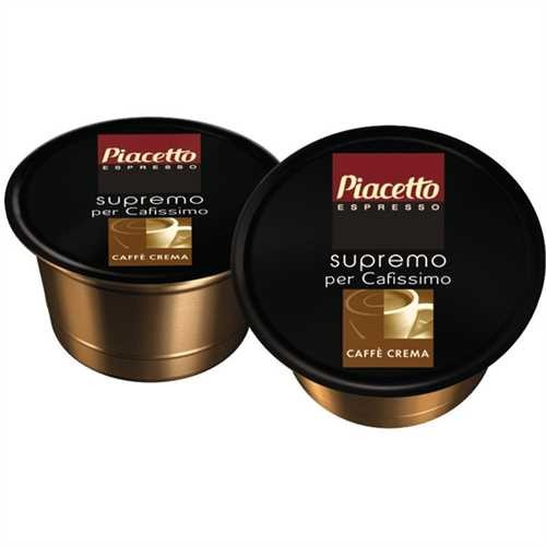 Piacetto Kapsel, CAFFÈ CREMA supremo, intensiv-aromatisch, koffeinhaltig, 96 x 8,5 g (96 Stück)