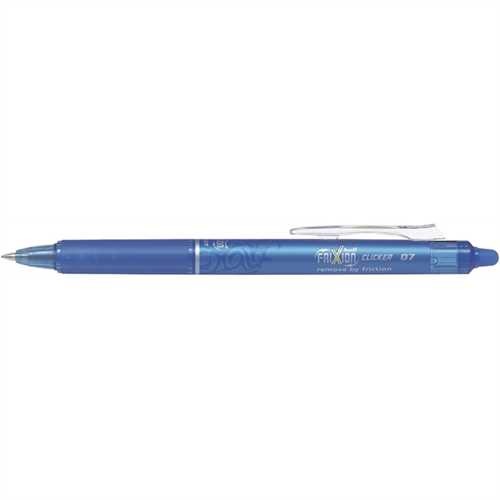 PILOT Tintenkugelschreiber FRIXION ball CLICKER BLRT-FR7, 0,4 mm, Schreibfarbe: hellblau