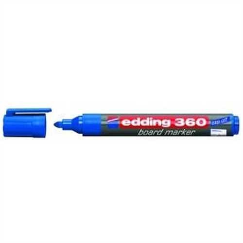 edding Boardmarker 360, Rundspitze, 1,5 - 3 mm, Schreibfarbe: blau