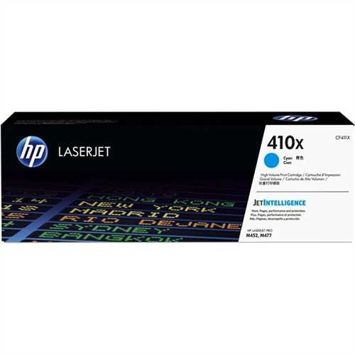 HP Toner, 410X, CF411X, original, cyan, 5.000 Seiten