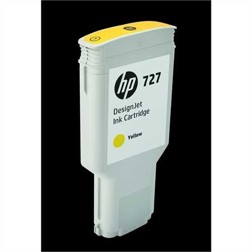 HP Tintenpatrone, 727, F9J78A, original, gelb, 300 ml