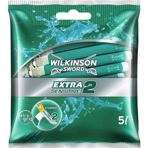 WILKINSON SWORD Rasierer Extra 2 Sensitive for Men, Einweg (5 Stück)