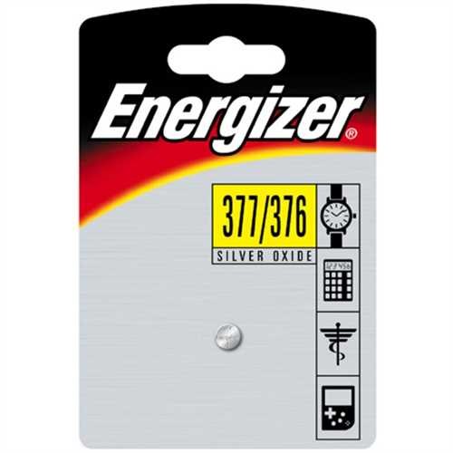 Energizer Knopfzelle, Silberoxid, SR66, 377/376, 1,55 V, 24 mAh