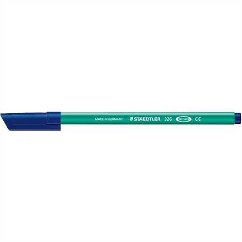 STAEDTLER Faserschreiber 326, mit Kappe, 1 mm, Schreibfarbe: grün