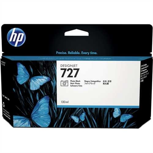 HP Tintenpatrone, 727, B3P23A, original, fotoschwarz, 130 ml