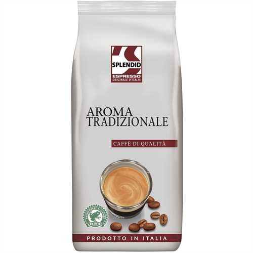 Splendid Kaffee Espresso Aroma Tradizionale, koffeinhaltig, ganze Bohne (1 kg)