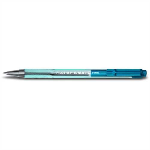 PILOT Kugelschreiber BP-S Matic, nachfüllbar, Druckmechanik, F, Schreibfarbe: blau