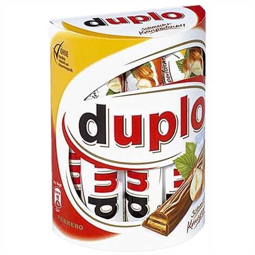 duplo Schokoladenriegel, Packung, 10 x 18,2 g (182 g)