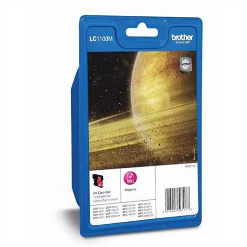 brother Tintenpatrone, LC1100M, original, magenta, 325 Seiten