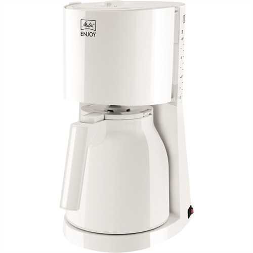 Melitta Kaffeemaschine, ENJOY Therm, 1.000 W, für Filtertüten 1 x 4, 1 l, für: 8 / 12 Tassen, weiß